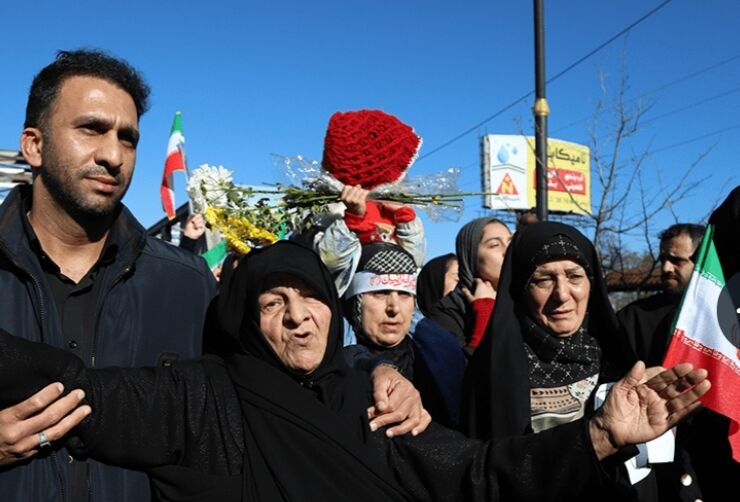 تجدید بیعت مردم انقلابی مازندران در تشییع ۴ شهید امنیت