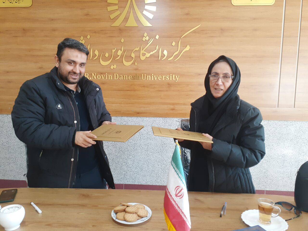 امضای تفاهم نامه همکاری بین کانون های مساجد مازندران با دانشگاه راهیان نوین ساری