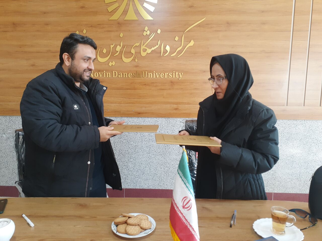 امضای تفاهم نامه همکاری بین کانون های مساجد مازندران با دانشگاه راهیان نوین ساری