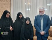 دیدار وزیر فرهنگ و ارشاد اسلامی با خانواده شهید احد زرنگی‌پور