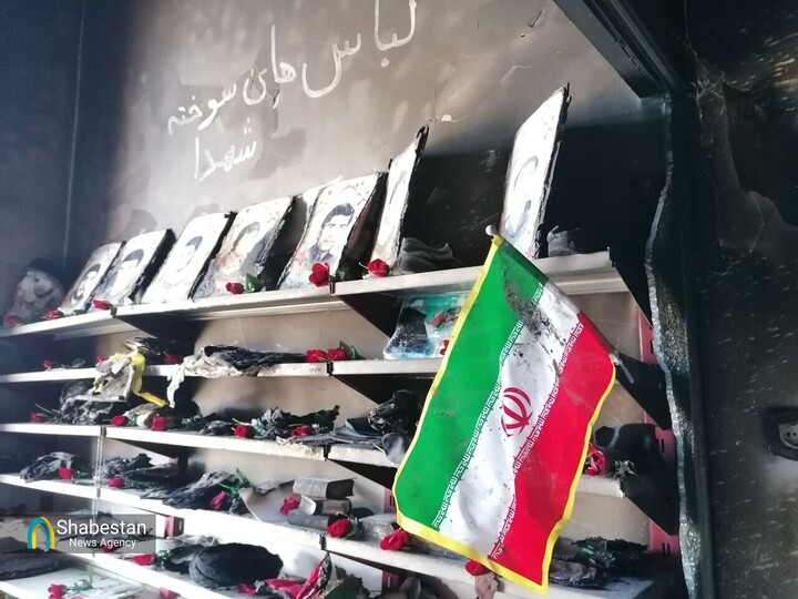 فیلم/ خسارت اغتشاشگران به حوزه علمیه قاین