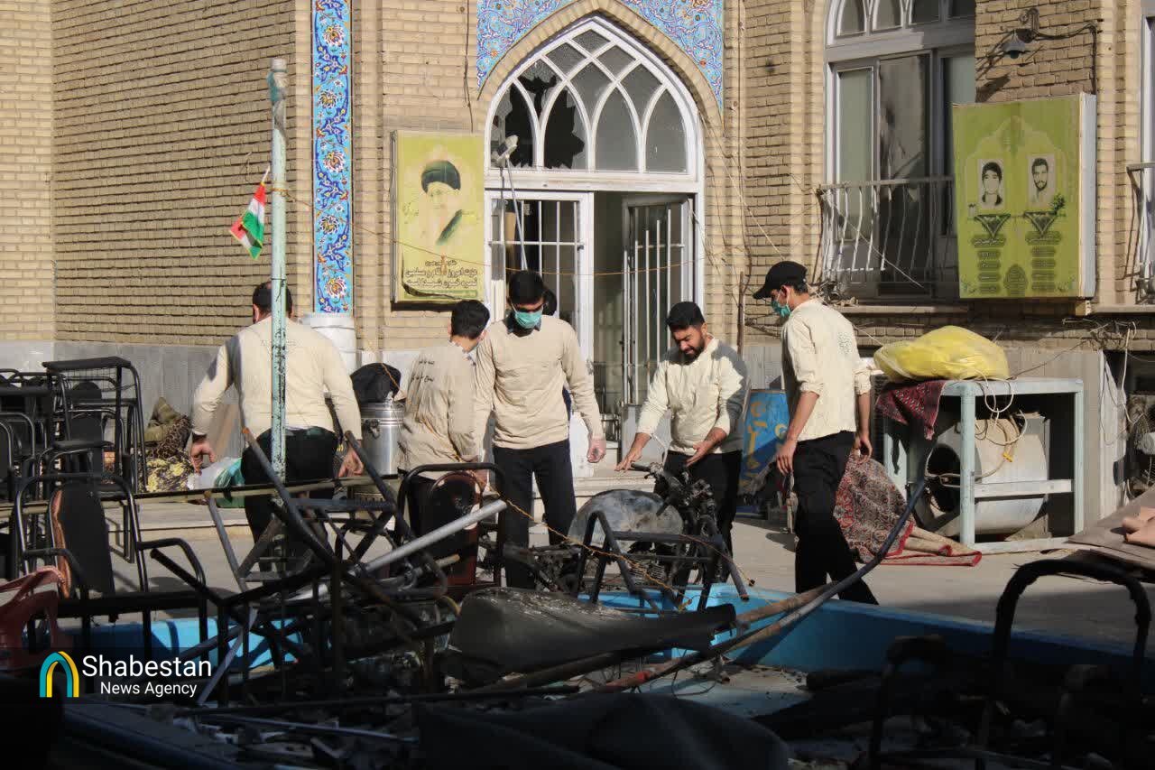 میدان جهاد در مسجد مهدویه کرج؛ محکومیت هتک حرمت‌ها و آغاز عملیات بازسازی