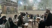 برگزاری محفل انس با قرآن کریم ویژه محکومیت هتک حرمت آشوبگران به قرآن کریم