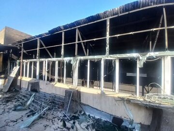 اغتشاش‌گران مسجد حضرت سیدالشهداء(ع) را همانند خیمه امام حسین(ع) آتش زدند