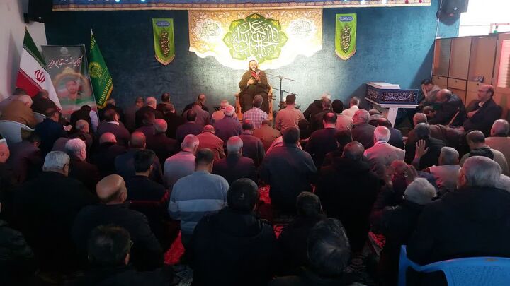 مراسم پرشور یادواره شهید مدافع امنیت «قاسم عزیزی» در اراک برگزار شد