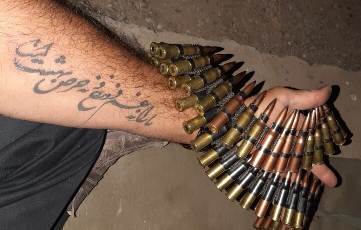 تصاویری تازه از کشف سلاح‌های اغتشاشگران در کرمان