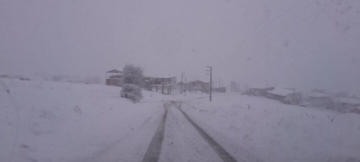 سفیدپوشی مازندران در پی بارش سنگین برف