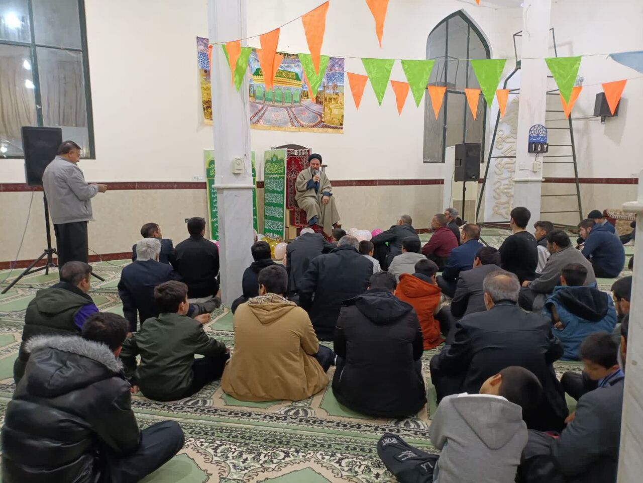 برگزاری جشن اعیاد شعبانیه در مسجد حضرت ابالفضل العباس (ع) سرپل ذهاب