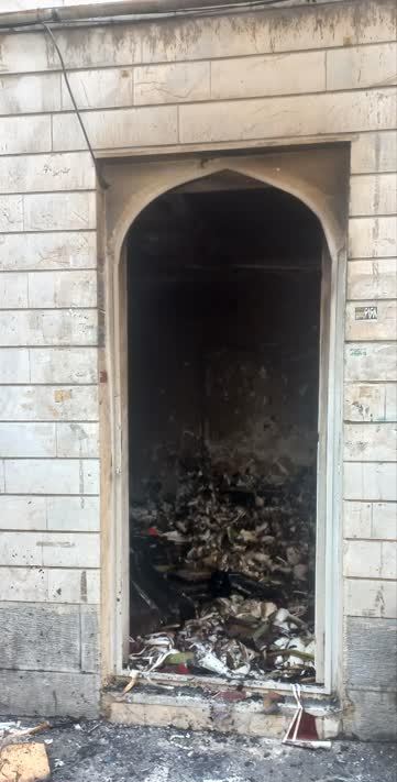 خسارت ۴میلیاردی آشوبگران به مسجد سیدالشهدا(ع) نازیآباد؛ اعلام آمادگی مردم برای بازسازی