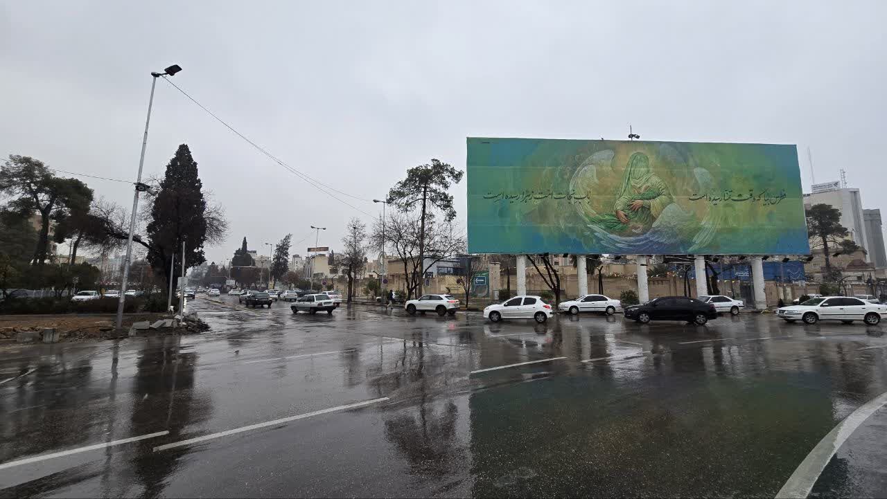 وقتی دیوارنگاره جدید شیراز رنگ انتظار میگیرد + تصاویر