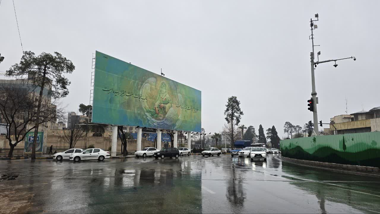 وقتی دیوارنگاره جدید شیراز رنگ انتظار میگیرد + تصاویر