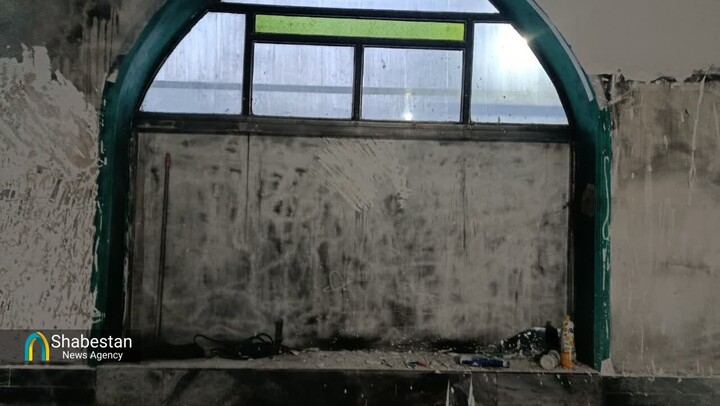 کمک مومنانه این بار در فضای سوخته مسجد!