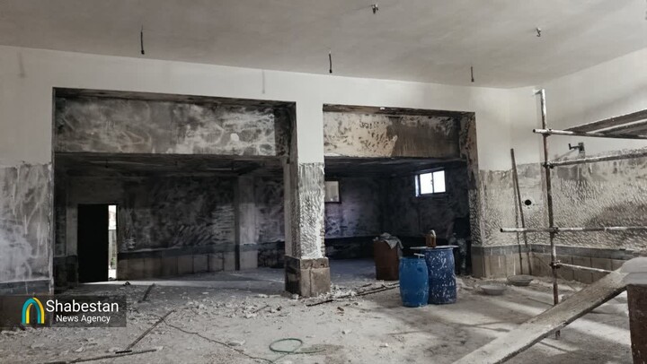 مسجدی که مظلومانه سوخت