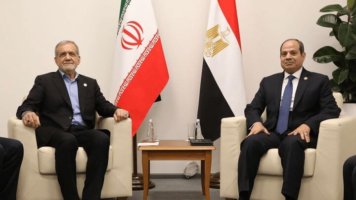 گفت‌وگوی پزشکیان و السیسی درباره تحولات منطقه