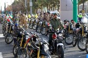 مراسم باشکوه رژه موتوری نیروهای مسلح در شهر تهران برگزار شد