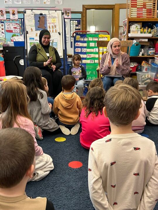 برگزاری برنامه آموزشی روز جهانی حجاب در یک مدرسه ابتدایی نیویورک