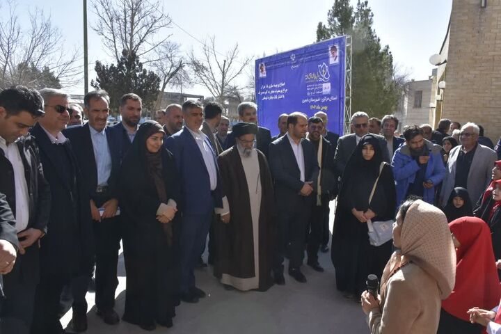 افتتاح و کلنک‌زنی ۱۵پروژه توزیع برق شهرستان خمین باحضور وزیر راه و شهرسازی