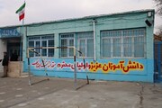 خسارت به مدرسه‌ای در نارمک تهران در پی‌حمله هوایی آمریکا و اسرائیل