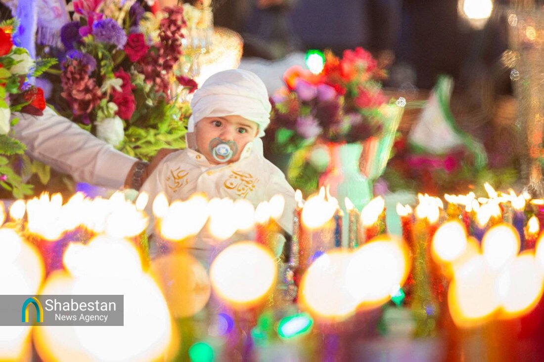 1192شمع به نیت سن امام زمان(عج) در کربلای معلی روشن شد