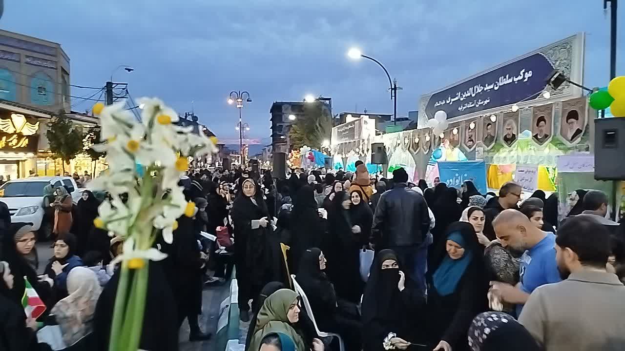 حال هوای شب نیمه شعبان در آستانه اشرفیه