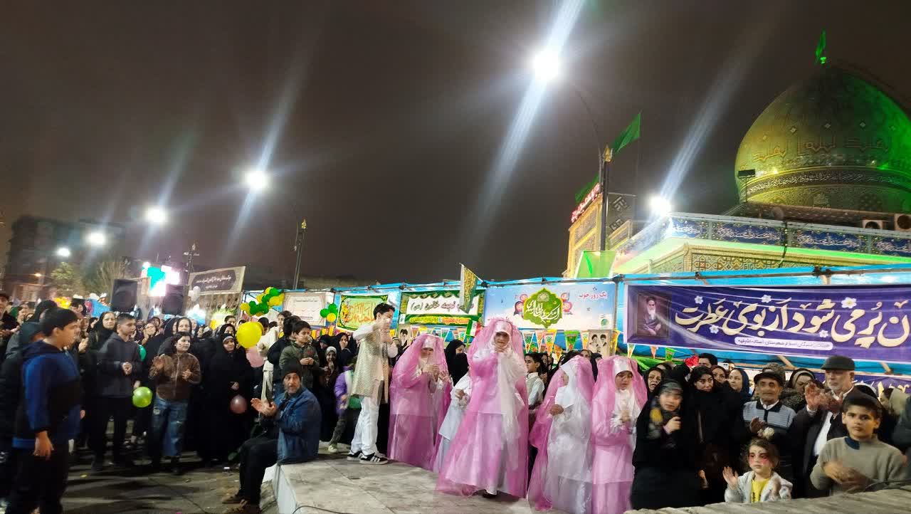 حال هوای شب نیمه شعبان در آستانه اشرفیه