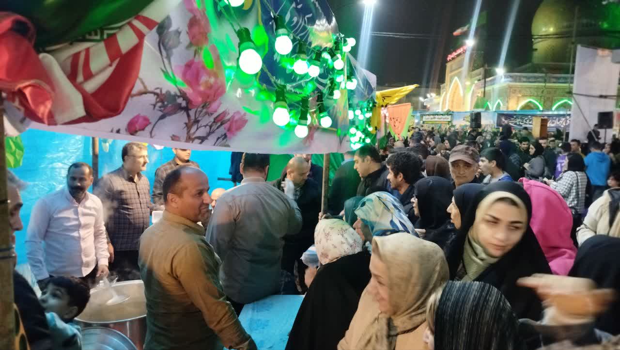 حال هوای شب نیمه شعبان در آستانه اشرفیه