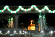 چراغانی حرم حضرت معصومه (س)در جشن میلاد امام زمان(عج)