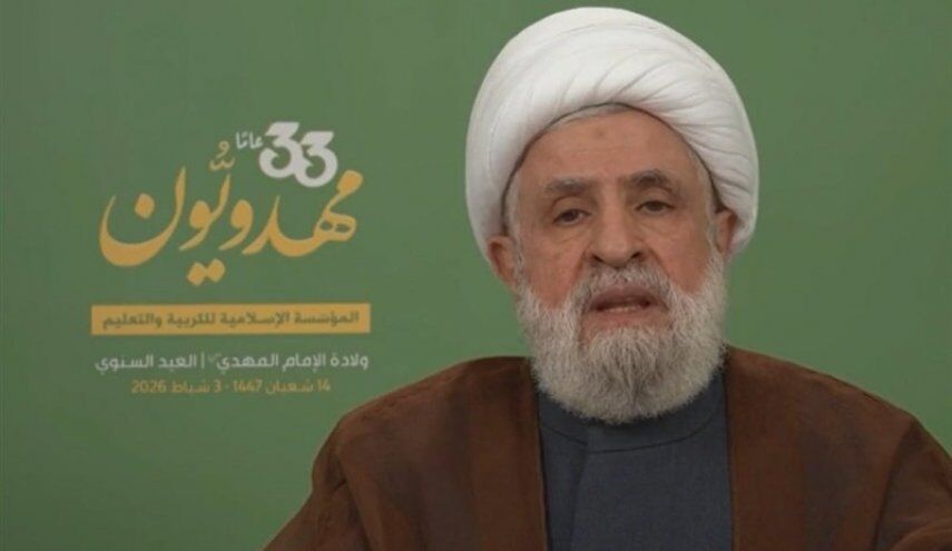 شیخ نعیم قاسم:  ایران توانایی شکست اسرائیل و آمریکا را دارد/ حاملان پرچم امام زمان(عج) پیروز تاریخ‌اند