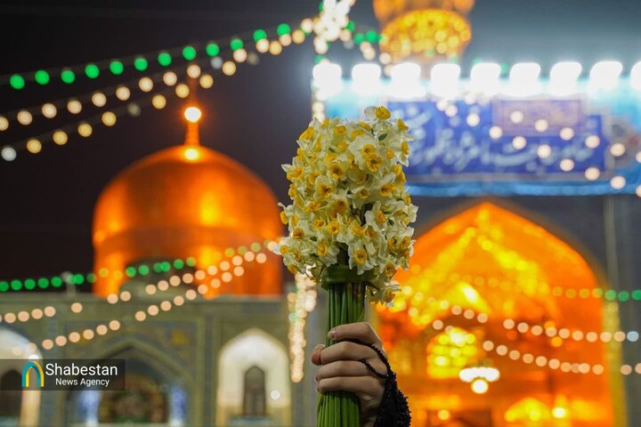 حال و هوای حرم امام هشتم(ع) در ایام میلاد امام زمان(عج)