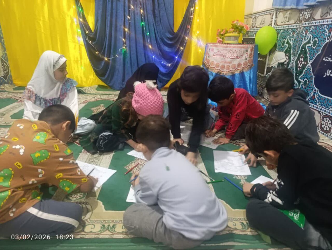 گیلانغرب درنیمه شعبان/  مسجد قمر بنی‌هاشم(ع) پایگاه شور و معنویت شد