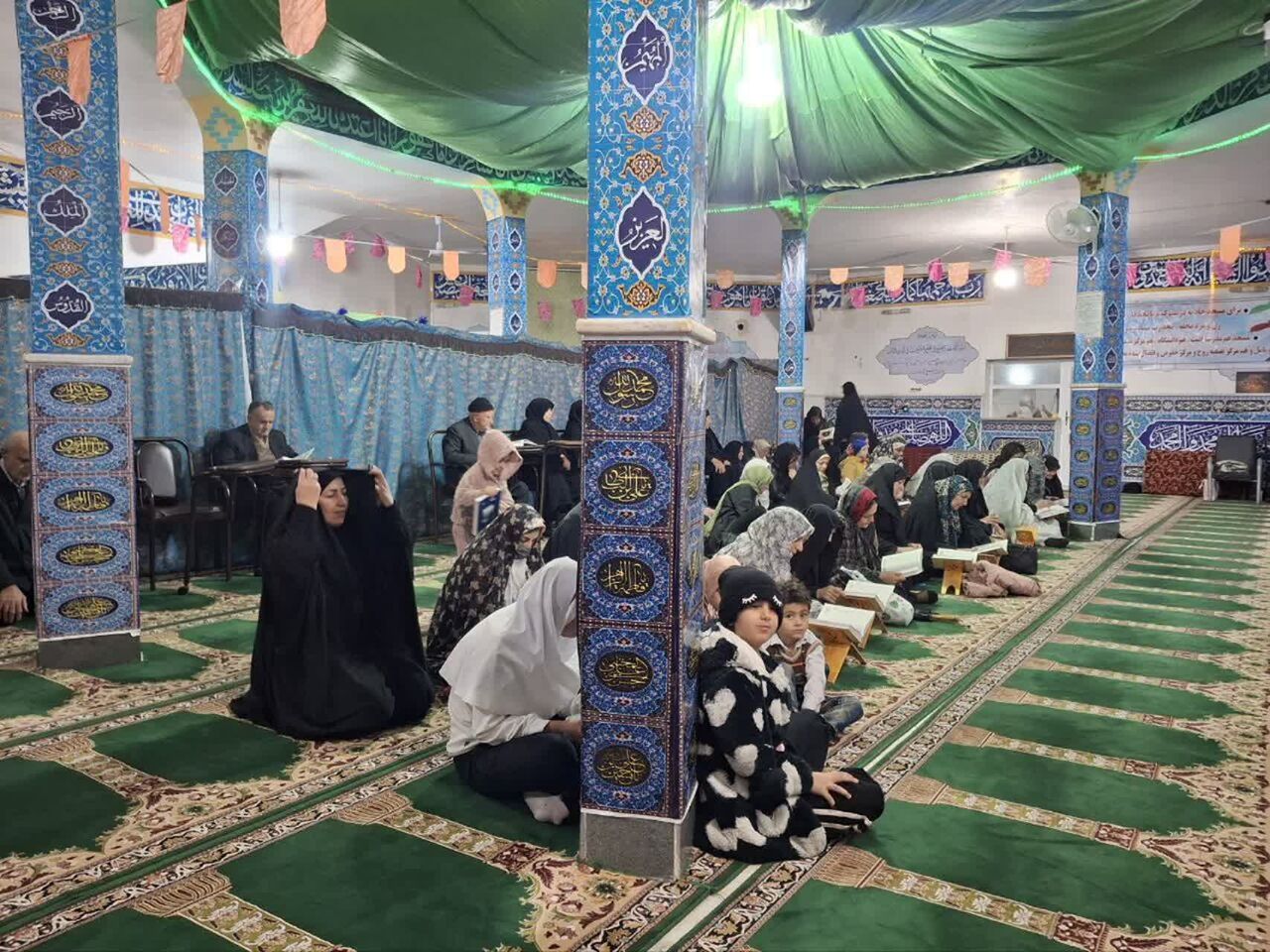 برگزاری جشن بزرگ نیمه شعبان و محفل انس با قرآن در مسجد الزهرا (س) اسلام‌آباد غرب