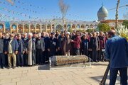 تشییع و خاکسپاری استاندار اسبق فارس در حرم شاهچراغ(ع)