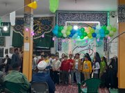 کاروان شادی «مردم امام زمانی» روستای امرآباد؛ حرکت جهادی کانون شهید آیت‌الله صدر در نیمه شعبان