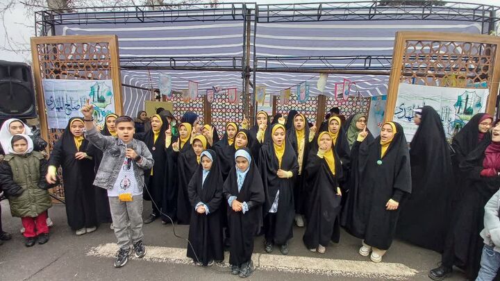 میدان‌داری بچه‌های مسجدی در مهمونی بزرگ نیمه شعبان ارومیه