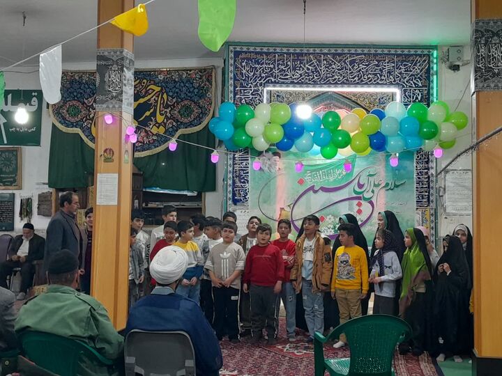 کاروان شادی «مردم امام زمانی» روستای امرآباد؛ حرکت جهادی کانون شهید آیت‌الله صدر در نیمه شعبان