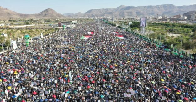 فراخوانی رهبرانصارالله یمن به خروج میلیونی برای حمایت از فلسطین و ایران و لبنان