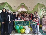 دورهمی هفتگی دختران کانون شهید کاوه نبیری آمیخته با آموزش، جشن و ارادت به امام زمان(عج)