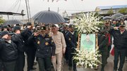 برگزاری باشکوه تشییع پیکر شهید مدافع امنیت در گچساران