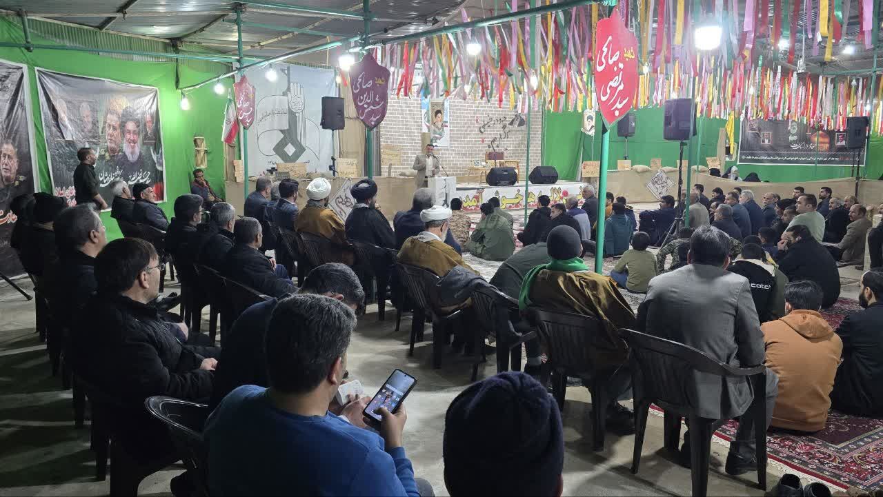 یادواره تنها شهید انقلاب بخش کویرات آران و بیدگل در روستای حسین‌آبادکویر برگزار شد