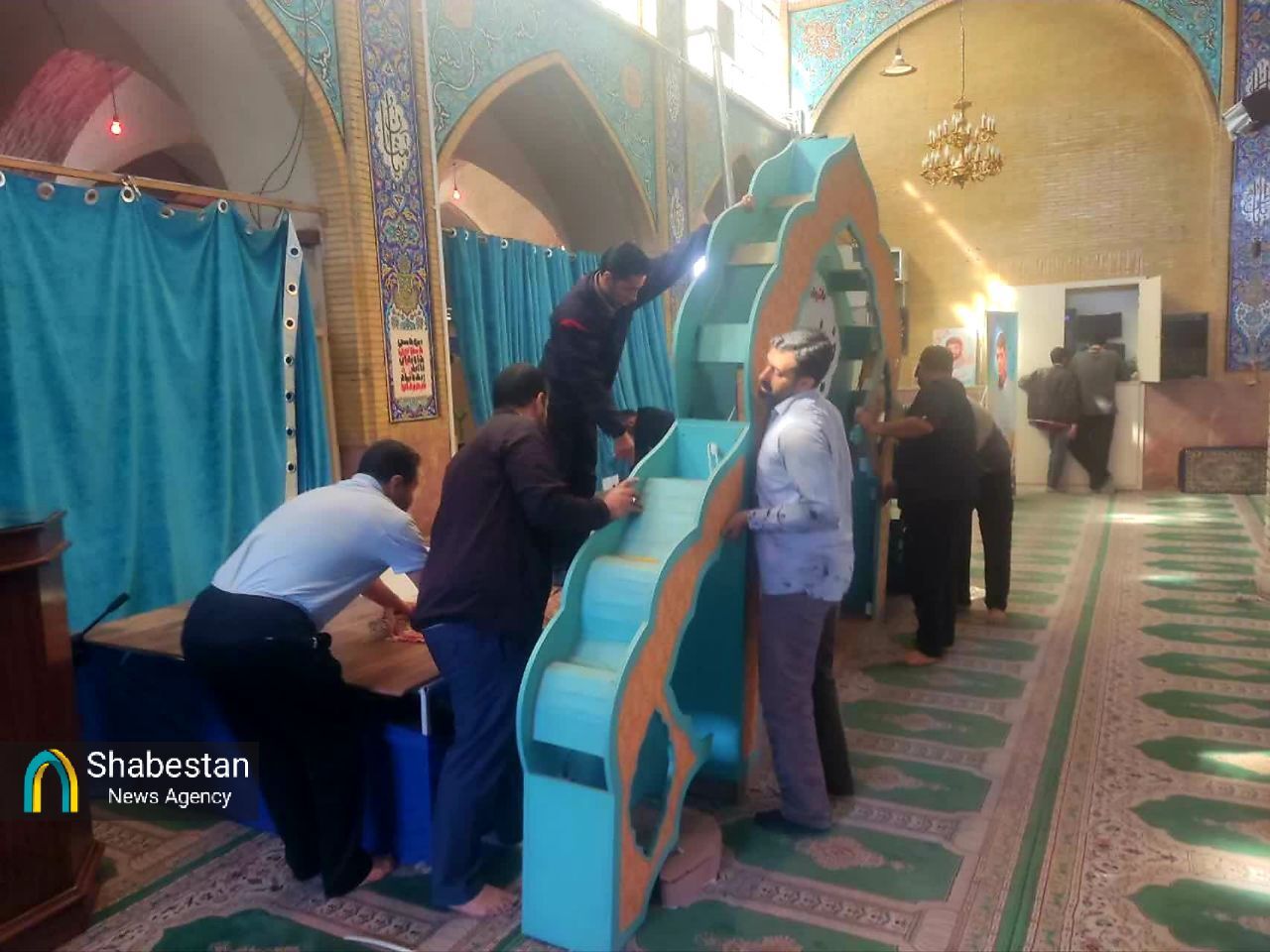 مسجد قائم(عج) کرمان مهیای شهرالله ۳۶ می‌شود