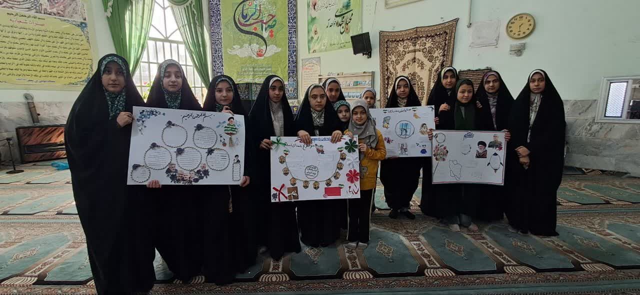 کانون مصباح الهدی میزبان دانش آموزان انقلابی در برگزاری مسابقه روزنامه دیواری‌ «مهدی جان ایران»