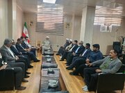 آیین تکریم و معارفه رئیس اداره اوقاف میناب برگزار شد