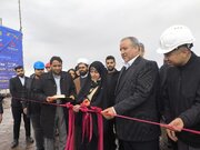 پروژه تولید ۳۰۰ هزار تن شمش چدن و گندله آهن در خوسف افتتاح شد