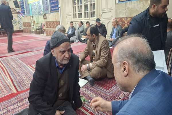 برپایی میز خدمت سازمان بازرسی در مساجد تهران