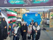 حضور تبیینی کانون‌های فرهنگی هنری مساجد اراک در راهپیمایی ۲۲ بهمن