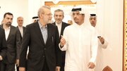 دیدار لاریجانی با وزیر خارجه قطر در دوحه