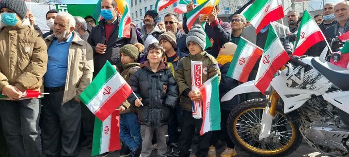 راهپیمایی ۲۲ بهمن در پایتخت شور و شعور حسینی