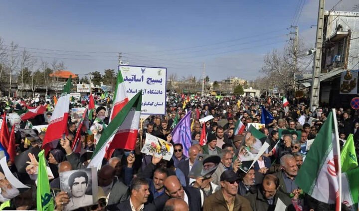 حضور پرشور مردم کهگیلویه و بویراحمد در راهپیمایی یوم الله ۲۲ بهمن