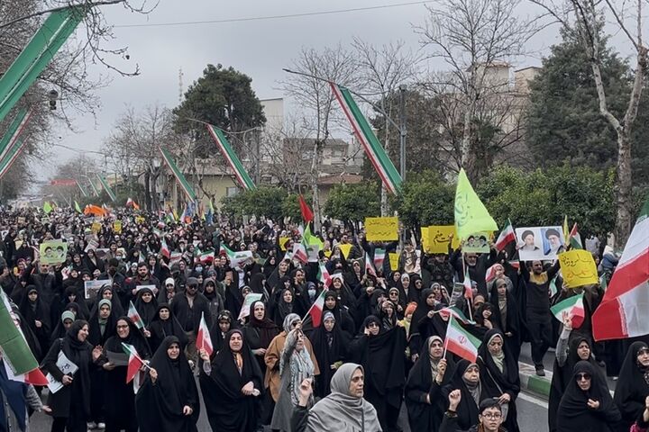 حماسه حضور مردم گرگان در یوم‌الله ۲۲ بهمن