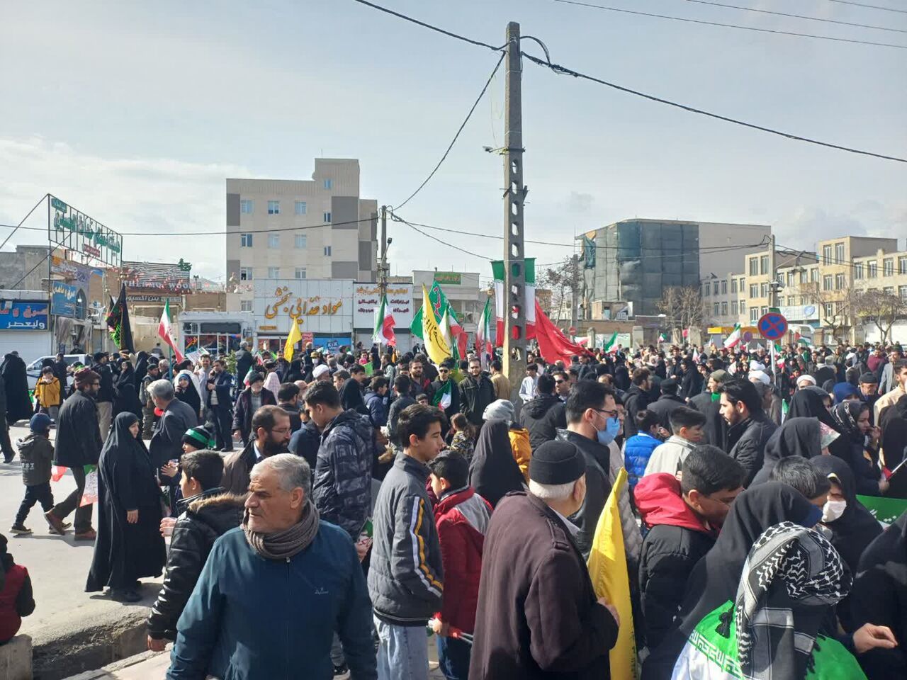 جشن ۲۲ بهمن اراک، صحنهای از تجدید میثاق با آرمانهای امام، شهدا و ولایت